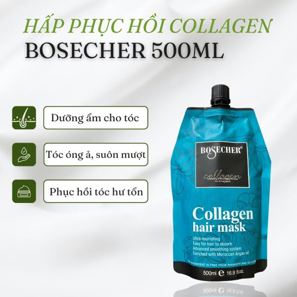Phục hồi Collagen Bosecher Milano – 500 ml (Túi) - Ảnh 3