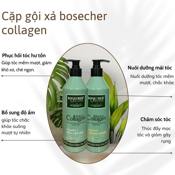 Dầu Xả Biotin Bosecher - 500ml - Ảnh 4