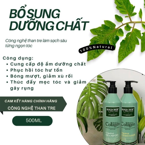Dầu Xả Biotin Bosecher - 500ml - Ảnh 2