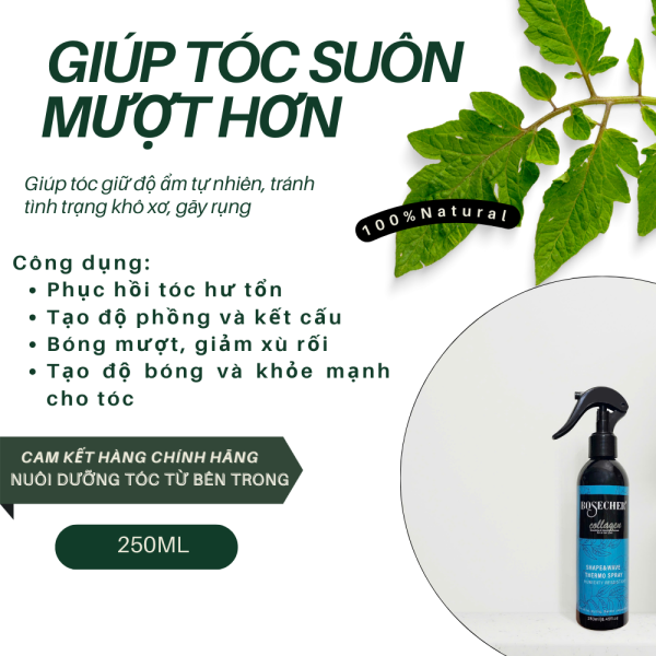 Xịt dưỡng Collagen Bosecher - 250ml - Ảnh 3